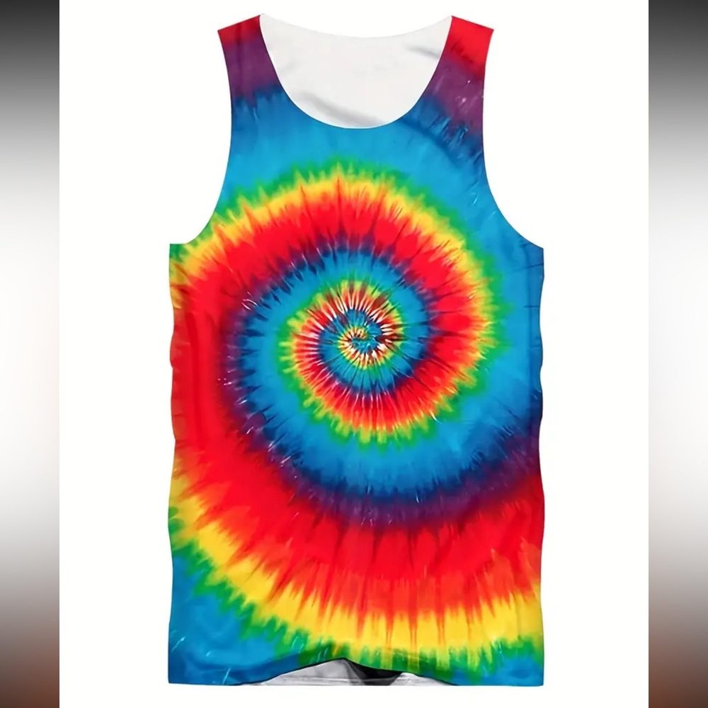 Tye Dye Sleeveless Shirt NWOT
